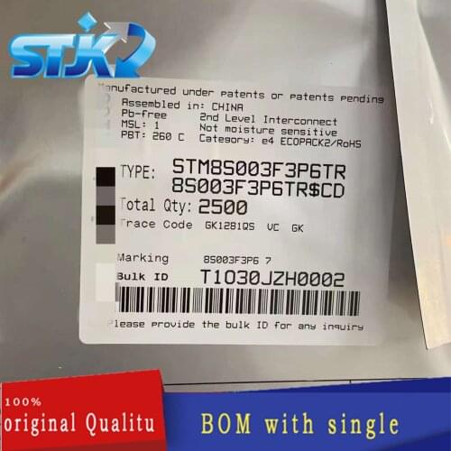 IC STM8S003F3P6TR TSSOP20 DC2021+ Interface - serializer, solution series New original Not only sales and recycling chip 1PCS