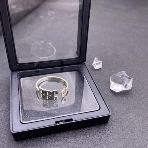 Noelia Customized Name Ring Stainless Steel Personalized Custom Ring Fashion Engraved Plate Ring Special Gift for Women Girl