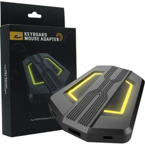 For Gamepad Controller Converter Wired Keyboard/Mouse Adapter Black Gaming Mice Converters For PS4 PS3 Xbox One 360 Switchs