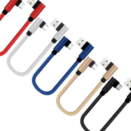 USB To Type C Short Charging Cable USB C Micro USB Cable 2A Fast Charging 25 cm For Huawei Xiaomi Type C Charger Cable USB