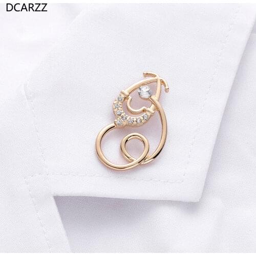 Crystal Stethoscope Pins Metal Brooches for Women Accessories Medical Pin Lapel Brooch Graduation Gift Vintage Jewelry Wholesale