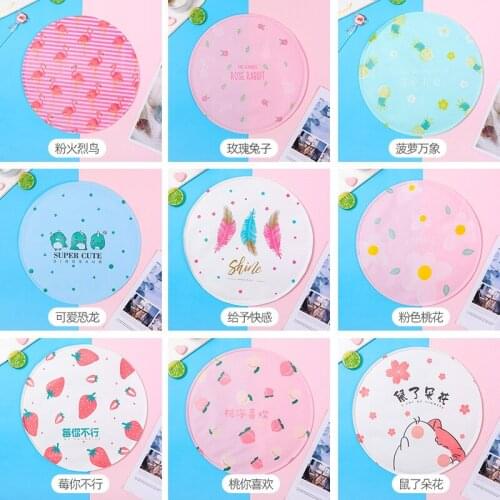Pet round cartoon ice pad summer cushion cat puppy cooling cushion