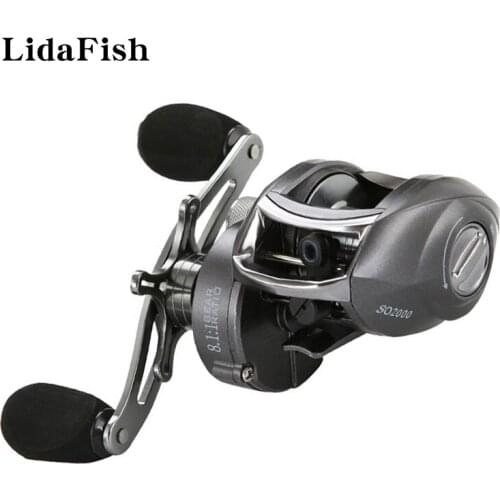 LIDAFISH 2021 New Ultralight Baitcasting Reel 12+1BB Aluminum alloy spool EVA Grip 8.1:1 Fishing Accessories
