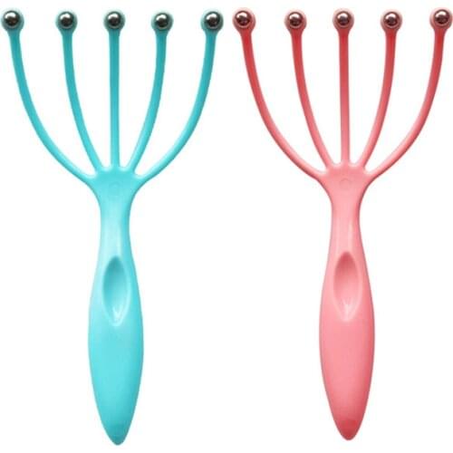 Hot Seller Scalp Massager Steel Ball Head Massage Relaxation Five Finger Massager For Head