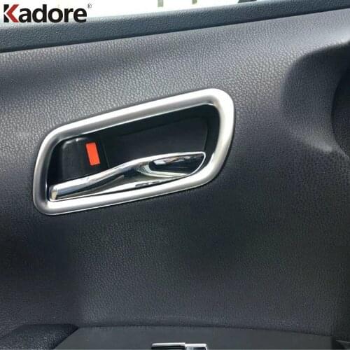 ABS Matte Inner Door Handle Cover Trim Car Stying Car Accessories For Toyota Prius 2016 2017 2018 Interior Door Handle Bowl