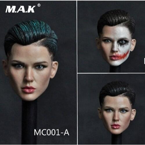 MC001 1:6 Scale spy agent Head play Ruby Rose Bodyguard Head Sculpt Carving Cool short Hair 12" suntan body Figure Collection