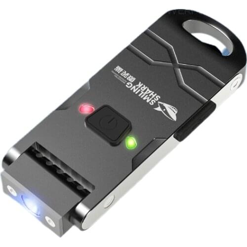 Mini clip cap lamp headlight lamp lightweight head-mounted visor charging trumpet fishing lights glare night fishing bait lamp