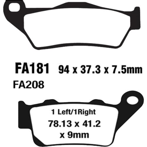 Motorcycle For XT 660 Z XT660 XT660Z Tenere Non ABS 2008 2009 2010 2011 2012 2013 2014 2015 2016 Brake Pads Front Rear