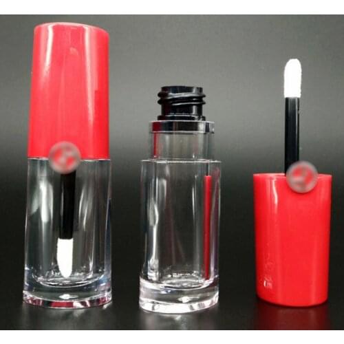 2017 New 200pcs Empty DIY Lip Gloss Refillable Container, Red Elegant Makeup Tool, Liquid Lipstick Tube
