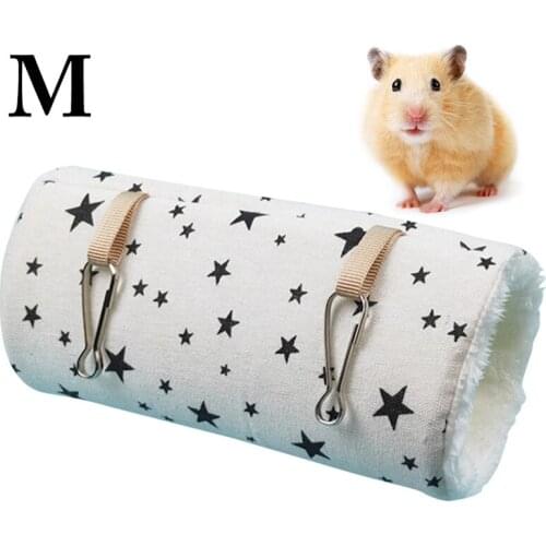 New Ferret Hamster Cage Tunnel Hammock For Rat Warm Hamster Tube Toy Hanging Bed Cage For Hamster Rabbit Guinea Pig Small Animal