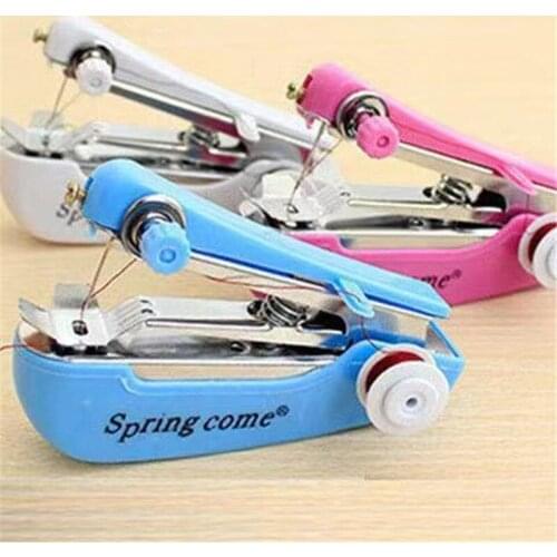 Wholesale thin thick eat manual mini home sewing machine go out portable mini hand-held sewing machine