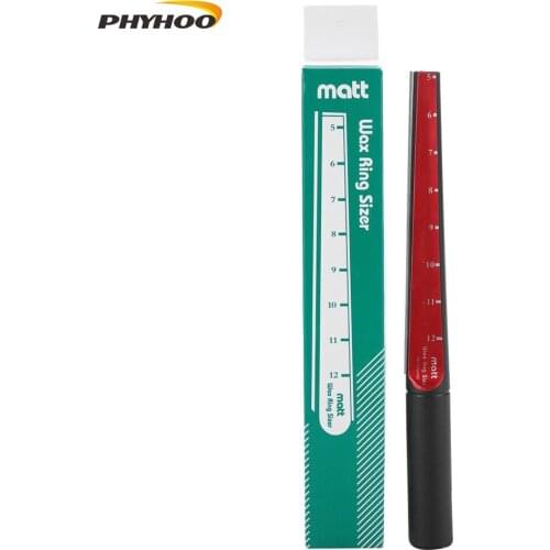 PHYHOO Wax Ring Sizer Finger Stick Ruler Jewelry Size Wax Sizer