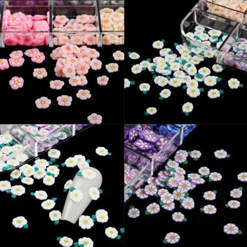 Nail Charms Flowers 3D Nail Art Designs Colorful Flower Nails Charms for Nail Art Decoration Accessories DIY Crafting U90F