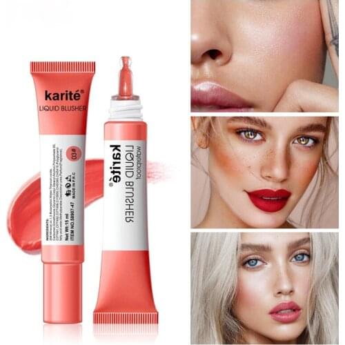 Popular best-selling makeup 4-color blush naturally brightens skin color and does not discolor waterproof limited edition 15ml