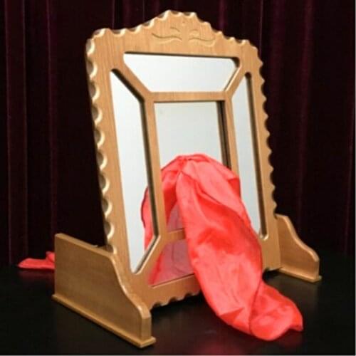 Silk Thru /Through Mirror Remote Control Magic Tricks Stage Illusions Accessories Gimmick Props Penetration Magia Magicians