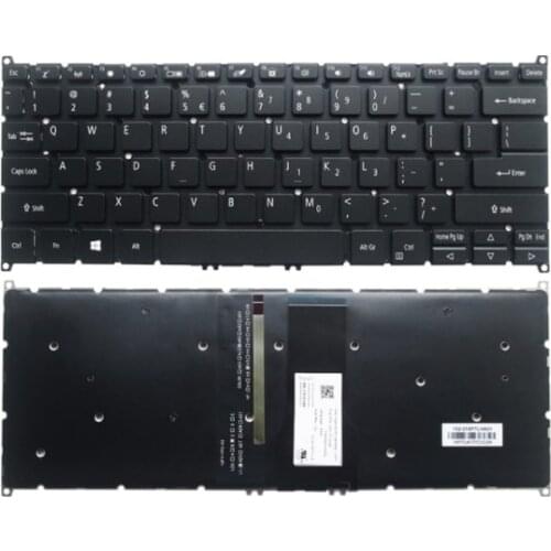 US New laptop keyboard for ACER Spin 5 SF114-32 SP513-51/52N SP513-53N SP513-52NP