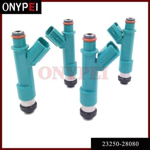 4pcs Fuel Injector 23250-28080 23209-28080 For Toyota Camry Corolla Highlander Matrix RAV4 Solara Scion TC XB
