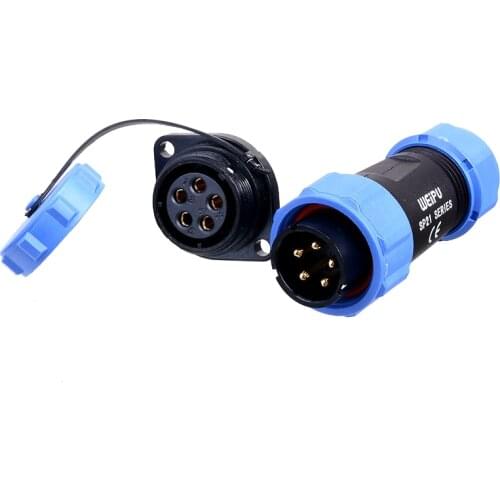WEIPU SP2110/P+SP2113/S Outdoor Plastic Waterproof Power Connector 2pin 3pin 4pin 5pin 7pin 9pin 12pin Automotive IP68 Connector