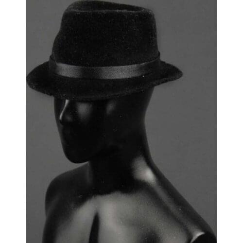 1/6 Scale Black Hat for 12inch Male Soldier Action Figures Toys m5 Collection