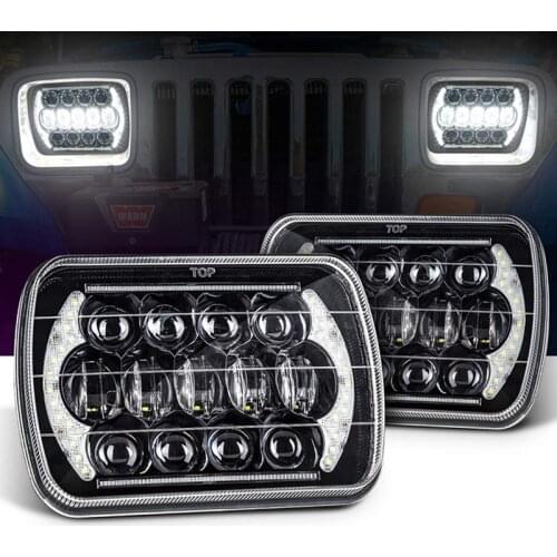 210W 5x7'' 7x6'' Rectangular Sealed Beam LED Headlight DRL For Truck Motorcycles And Off-road Vehicles