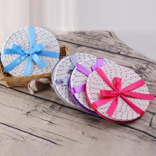 3Pcs/Set Multi-function Pot Mats Heat-resistant Eco-friendly Non-slip Cotton Woven Hot Pot Coaster for Cup Tableable Decor