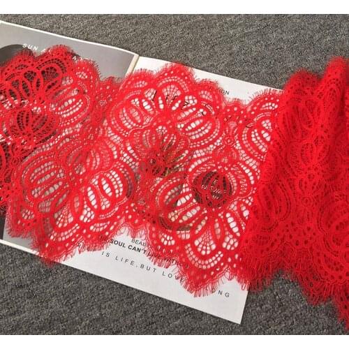 7 colorful eyelash lace trim 18cm wide handmade diy clothing skirt decoration sewing lace fabric accessories