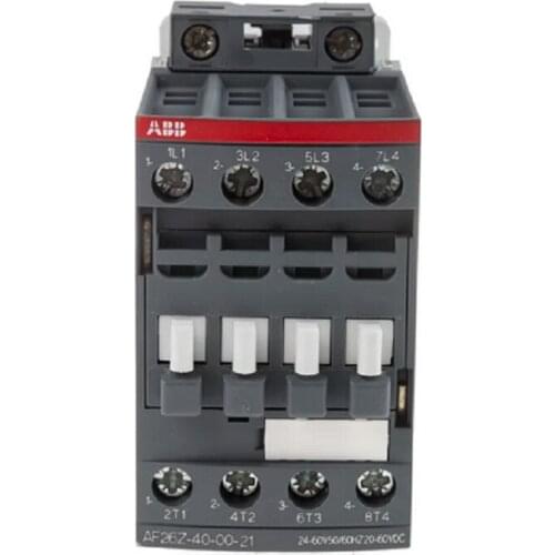 ABB 4-ploe contactors AC-1 45A AC/DC operated 4 N.O. main poles AF26Z-40-00-21