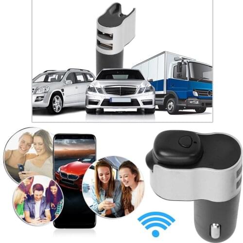 M10 Wireless Bluetooth 4.2 A2DP FM Transmitter Dual USB MP3 Player Car Charger Unique Overall Design Strong Practicability