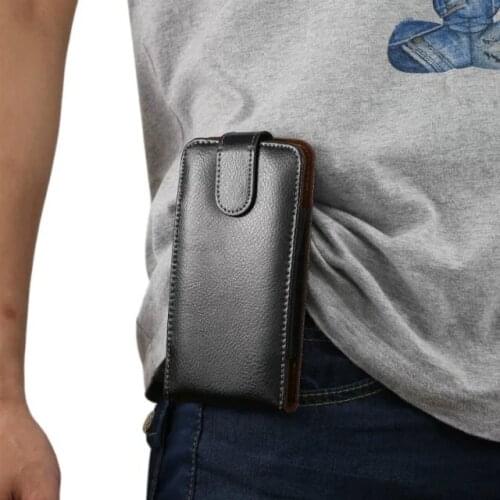 Rotary Holster Belt Cllip Second Layer Genuine Leather Case Bag For Galaxy Note10+ 5G Note10 A50S A30S,For Huawei Honor 9X Pro