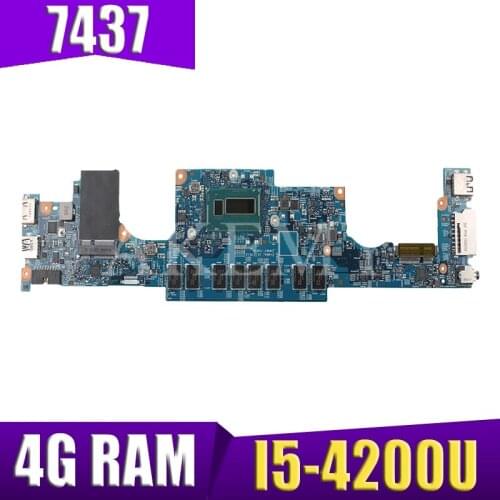 CN-0JRT8W JRT8W For DELL INSPIRON 7437 laptop motherboard DOH40 12310-1 PKNM5 I5-4200U 4GB ROM mainboard