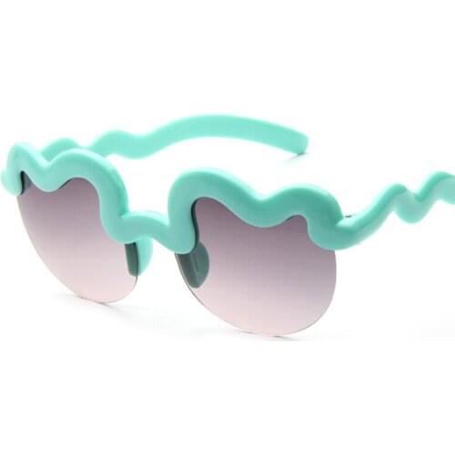 Kids Sunglasses Children wave Style Brand Design Boys Sun Glasses UV400 Protection Outdoor Sport Girls Sunglases