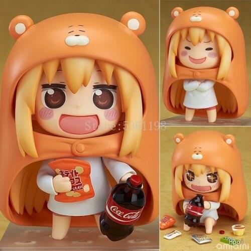 Anime Figure Himouto! Umaru-chan Doma Umaru 524# 524b# PVC Action Figure Toys Doma Umaru Q Ver. Collection Model Doll Gift 10cm