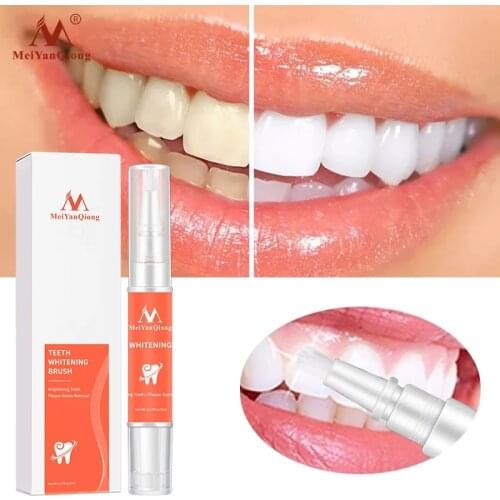 Beautiful Teeth Pen Teeth Whitening Remove Yellow Stains Bleaching System Stain Eraser Cleaning Brush
