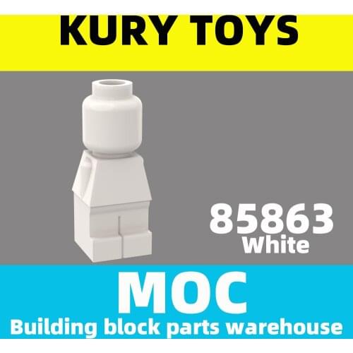 Kury Toys DIY MOC For 85863 Building block parts For Body Microfigure Plain Complete