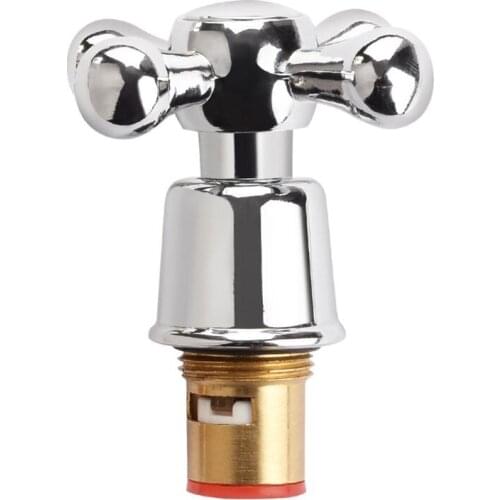 1Set Copper Cross Handle Bath Sink Faucet Handle for Kitchen Bathroom Accessory