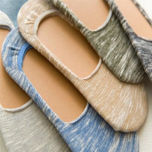 Mens quality cotton socks in spring and summer Low help casual boat socks 488