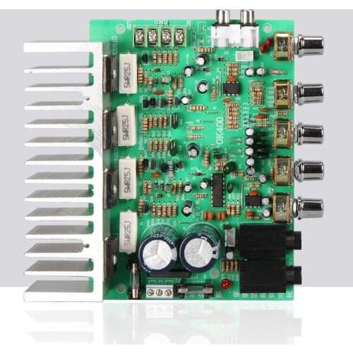 250W+250W Audio Power Amplifier Board HIFI stereo amplification digital reverb power amplifier Tone Control