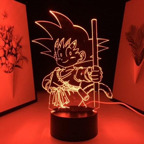 Anime 3D Light Figure LED Nightlight for Child Bedroom Decoration Kids Birthday Gift Night Light Manga Room Table Lamp