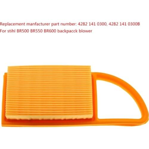 2 Pack Air Filter for stihl BR600 BR550 BR500 Backpack Blower # 4282 141 0300, 4 PXPD