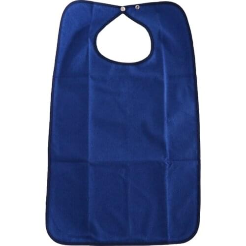 Aid Bib for Elderly Waterproof Mealtime Bib Protector Aid Apron（No Crumb