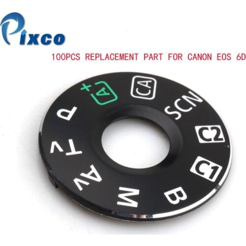 PIXCO 100-PCS Body Parts Dial Mode Plate Interface Cap Camera Replacement Part For Canon EOS 6D Digital Camera Repair