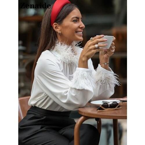 Черные блузки ZENAIDE China At AliExpress