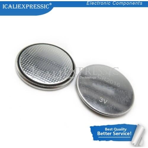 2PCS CR2016 3V button battery alarm car remote control key battery electronic dictionary In Stock