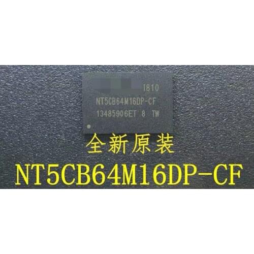 2pcs/lot NT5CB64M16DP NT5CB64M16DP-CF FBGA96 100% NEW Original free shipping