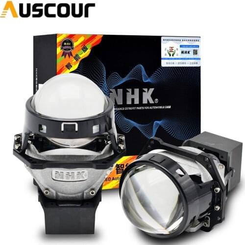 3.0inch Bi-LED Projector Lenses LHD Low Beam 50W High Beam 55W 6000K Led Light Headlamp Car Accessories