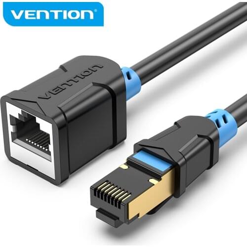 Vention Cat6 Ethernet Exension Cable RJ45 SFTP Cat 6 Male to Female RJ45 Network Extension Cable Adapter for PC Ethernet Cable
