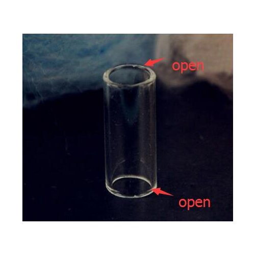 Freeshipping 50pcs/lot 28*12 tube glass bottle with double opening / one open glass globe glass jewelry DIY vial pendant