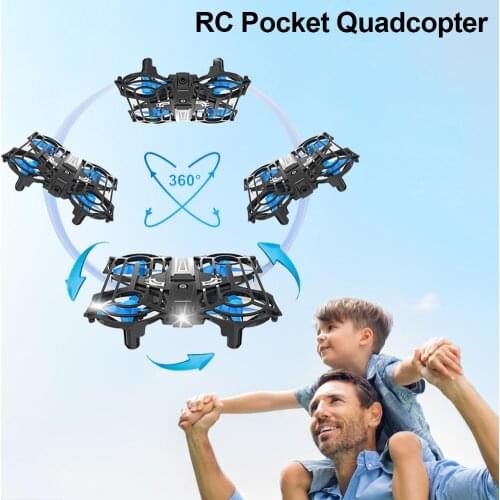 Kids Mini Drone RC Pocket Quadcopter Drone With Altitude Hold And Headless Mode And 3D Flip And 3 Speed Adjustment