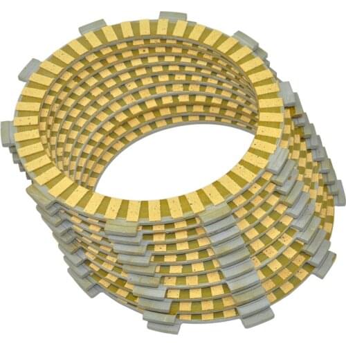 10pc Motorcycle Friction Clutch Plates for Honda VFR750 R VFR750R RC30 Suzuki GSXR750 GSX-R750 Motorbike Engine Parts