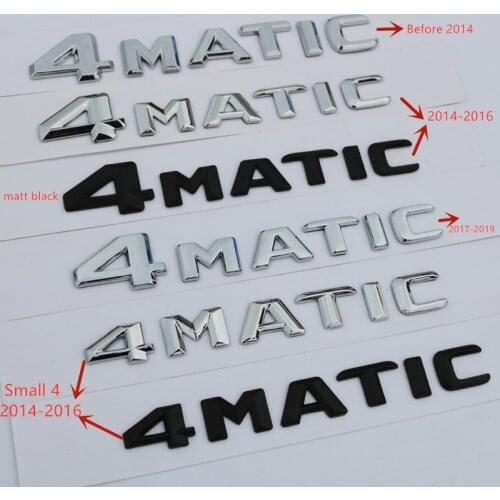 For Mercedes Benz A B C E G S ML SL CL GLA CLA Class AMG 4MATIC 4 MATIC Trunk Lip Lid Letters Emblem Logo Badges